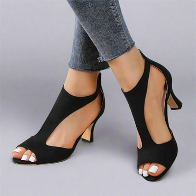 Débora | Elegant Open Toe Heels