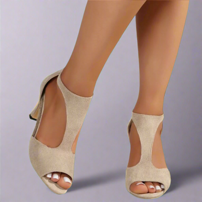 Débora | Elegant Open Toe Heels