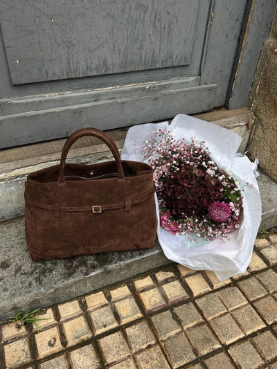 Luisa Suede Leather Bag