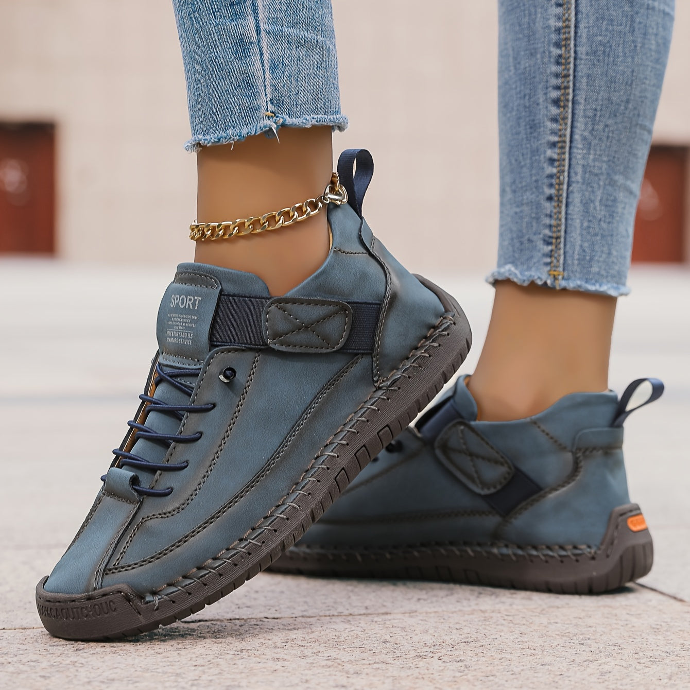 Orthopedic Leather Ankle Boots