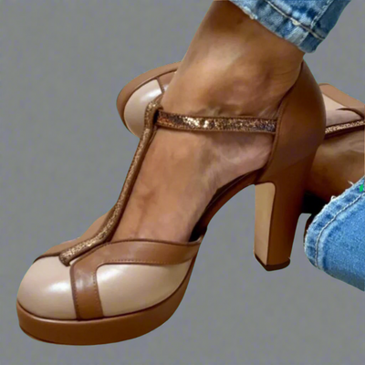 Criselmara™ | Elegant and Comfortable Heel Sandals