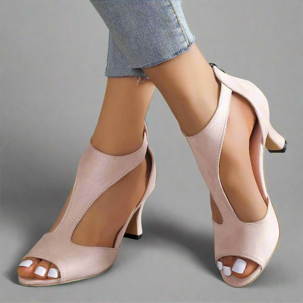 Heidrun | Elegant and Comfortable Heel Sandals
