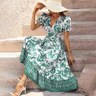 Adella™ - Floral Serenity Dress
