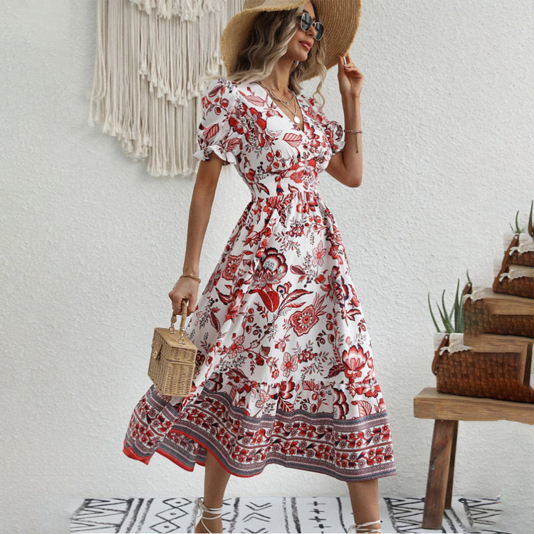 Adella™ - Floral Serenity Dress