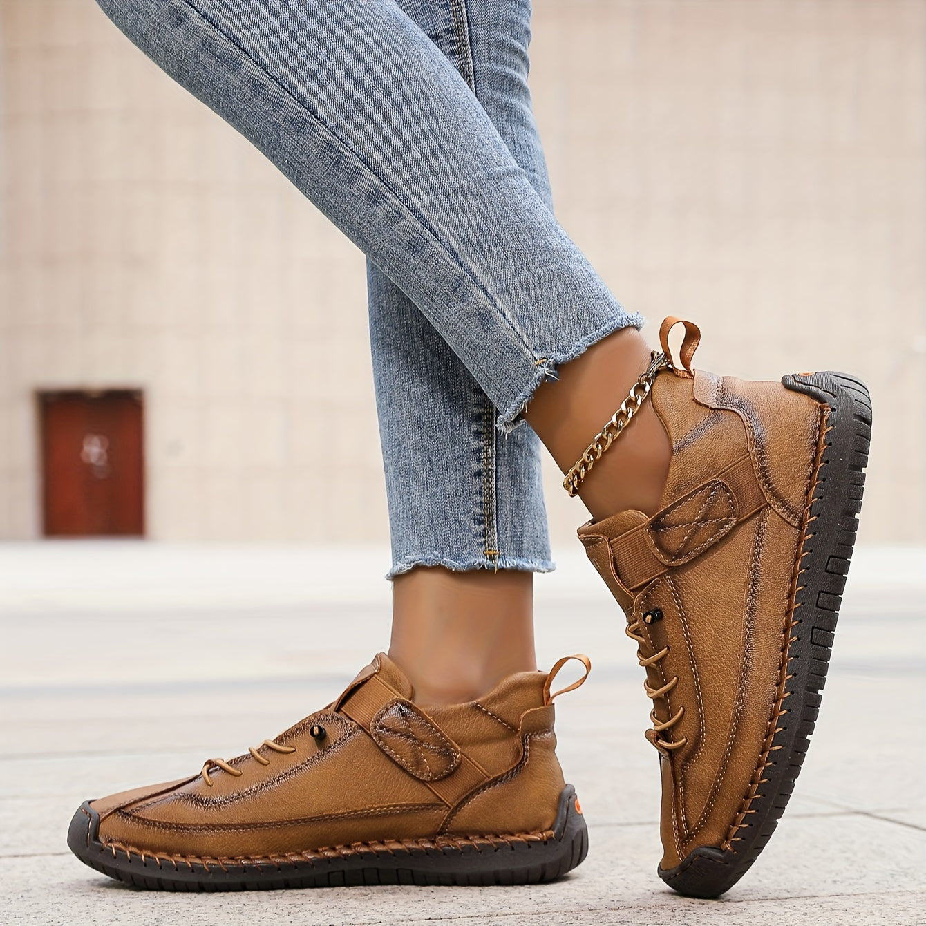 Orthopedic Leather Ankle Boots