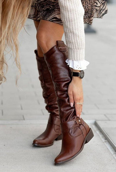 GLAIZA - Elegant Knee-High Boots
