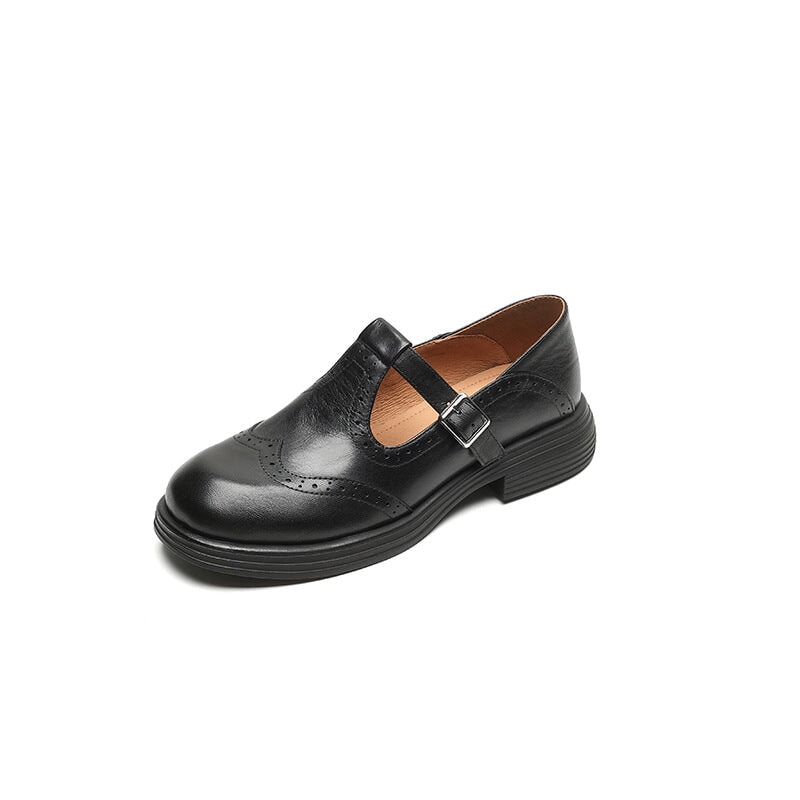 Faye | Elegant Mary Janes made of leather